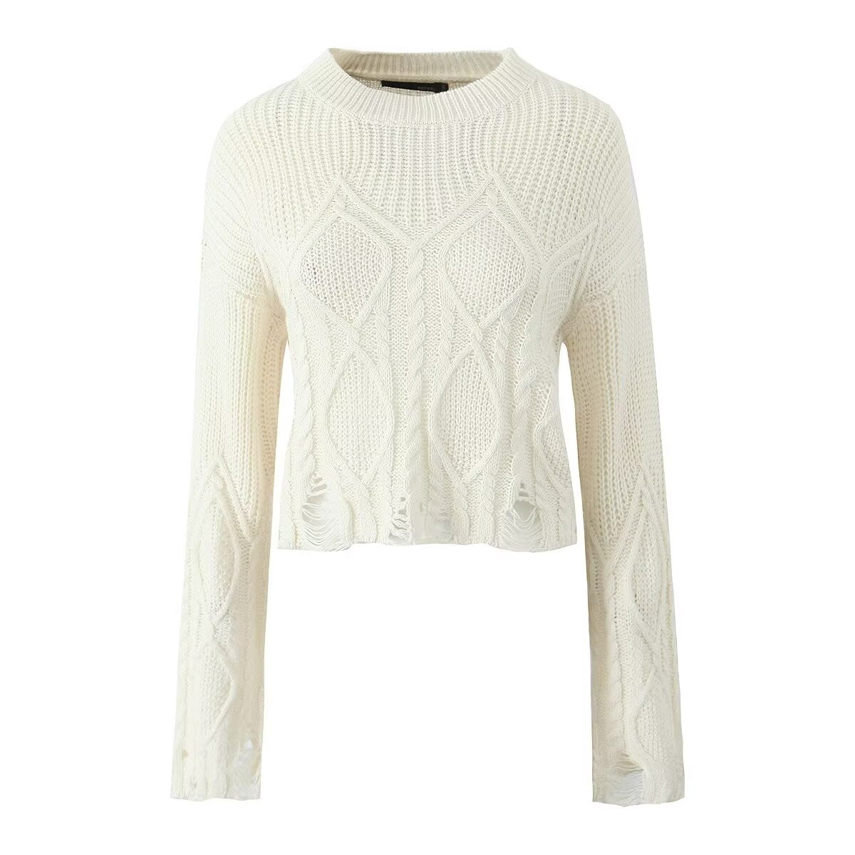 Women's Autumn Winter Small Round Sweater and Skirt Two-Piece Set