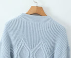 Women's Autumn Winter Small Round Sweater and Skirt Two-Piece Set