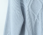 Women's Autumn Winter Small Round Sweater and Skirt Two-Piece Set