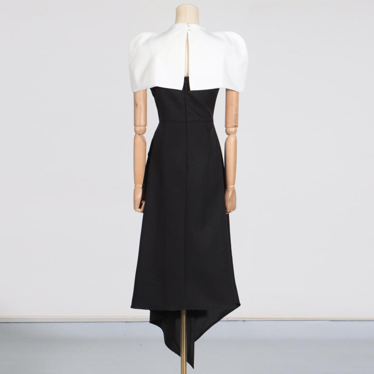 Elegant Vietnam Detachable Pullover Patchwork Cami Dress Summer Slit
