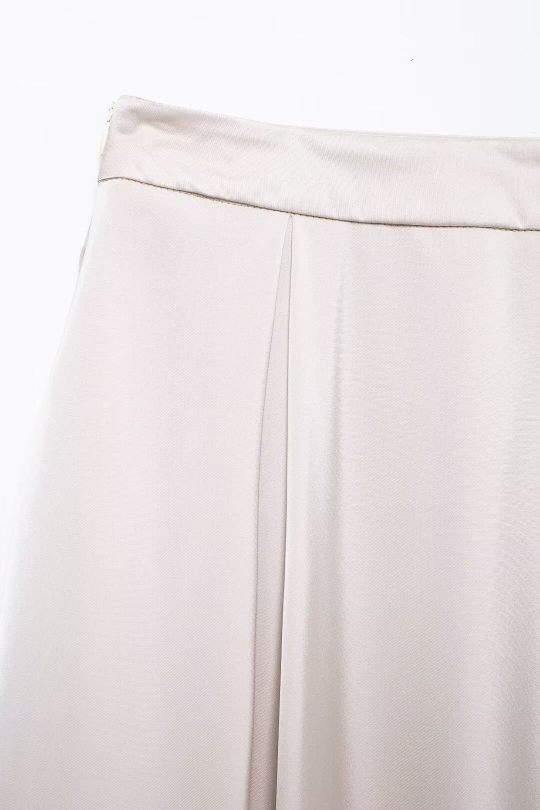 Women's Fall Collarless Solid Color Coordinated Two-Piece Set