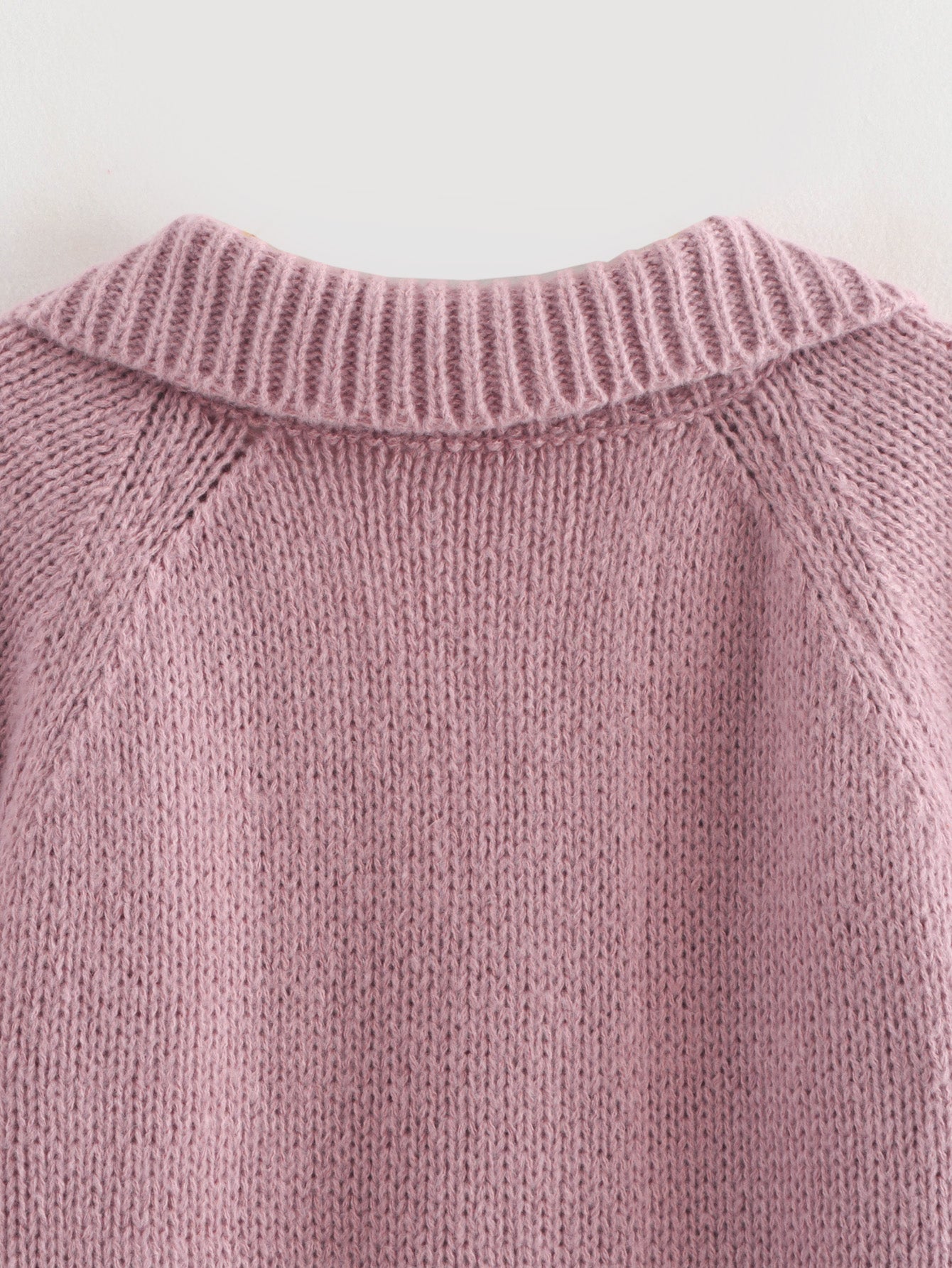 Women’s Retro Collared Short Sleeve Sweater