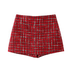 Women's Fall Texture Coat Texture Culottes Sets