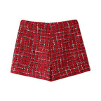 Women's Fall Texture Coat Texture Culottes Sets