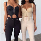 Women's Spring Summer Women Clothing Strap Backless Creative Rivet Sexy Slim Fit Tank Top Women