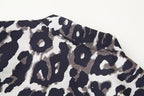 Women's Fall Stylish Leopard Print Jacket Long Sleeve Jacket
