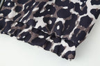 Women's Fall Stylish Leopard Print Jacket Long Sleeve Jacket