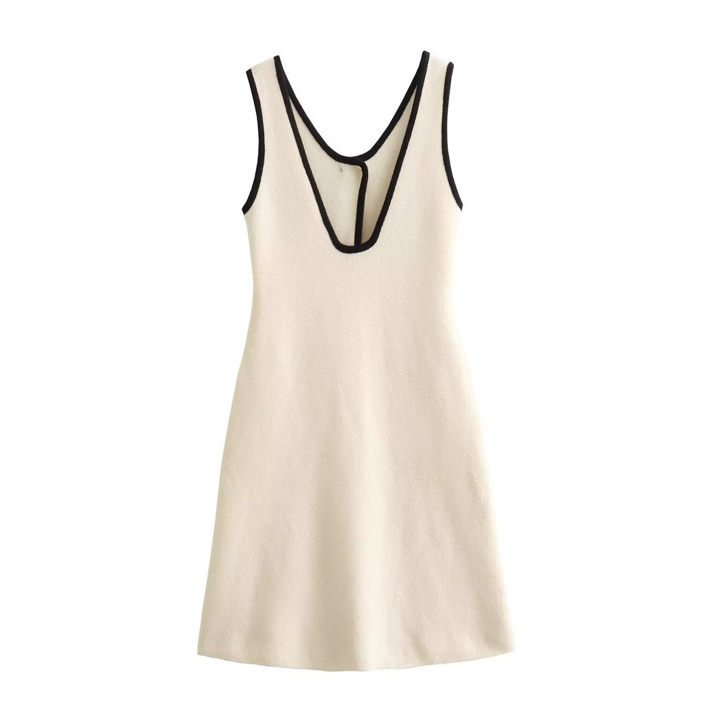 Knit Sleeveless Vest Dress