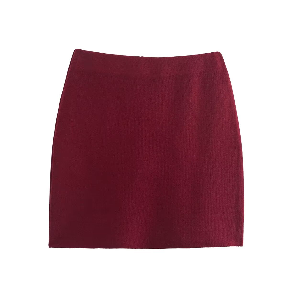 Women's Autumn Simple Knitting Slim Jacket and Skirt Two-Piece Set