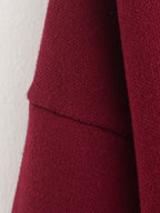 Women's Autumn Simple Knitting Slim Jacket and Skirt Two-Piece Set