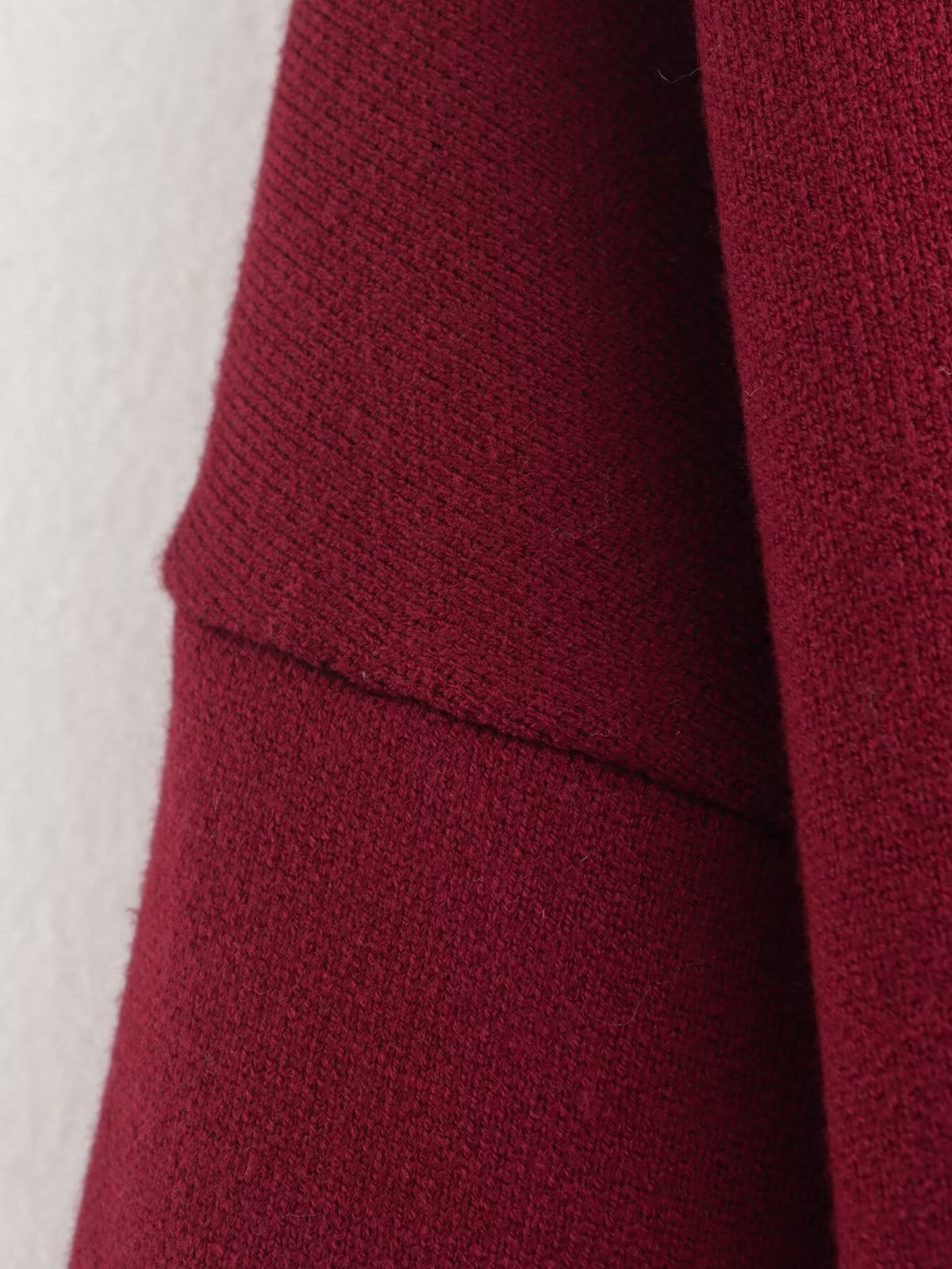 Women's Autumn Simple Knitting Slim Jacket and Skirt Two-Piece Set