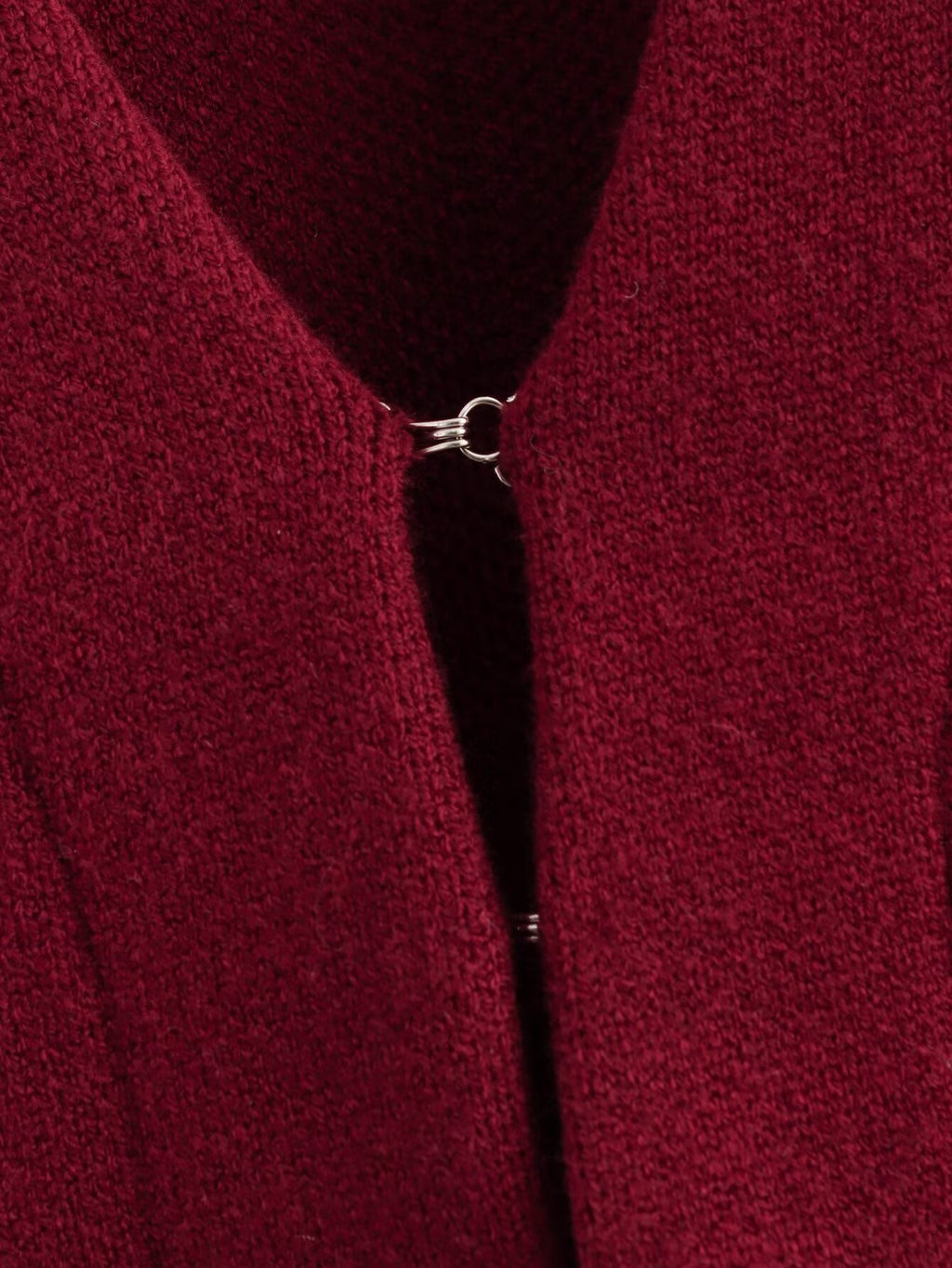 Women's Autumn Simple Knitting Slim Jacket and Skirt Two-Piece Set