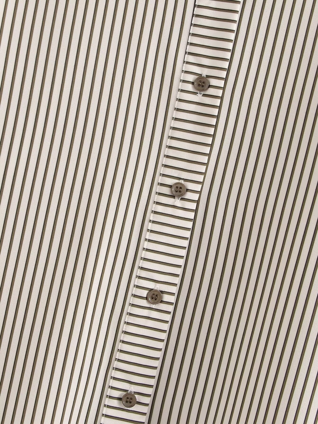 Women's Collared Striped Printed Shirt