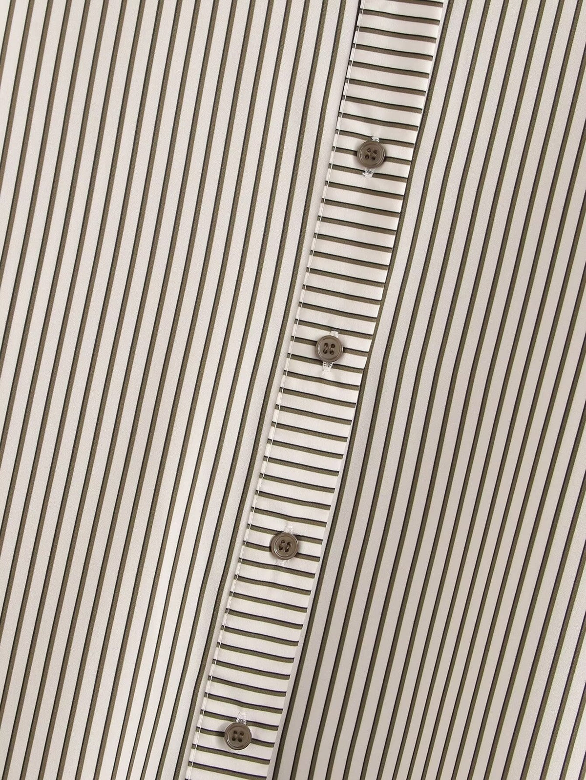Women's Collared Striped Printed Shirt