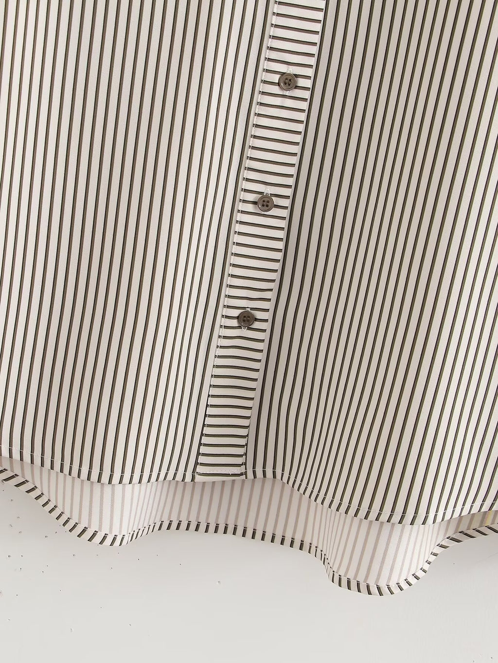 Women's Collared Striped Printed Shirt