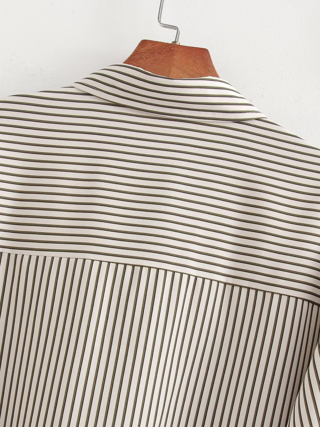 Women's Collared Striped Printed Shirt