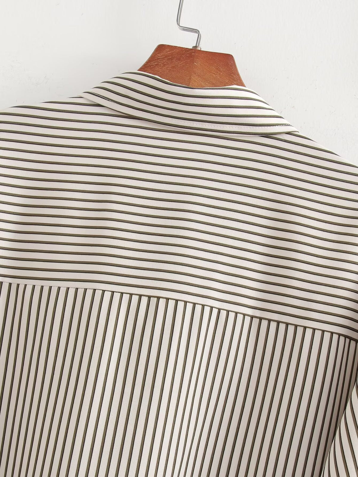 Women's Collared Striped Printed Shirt