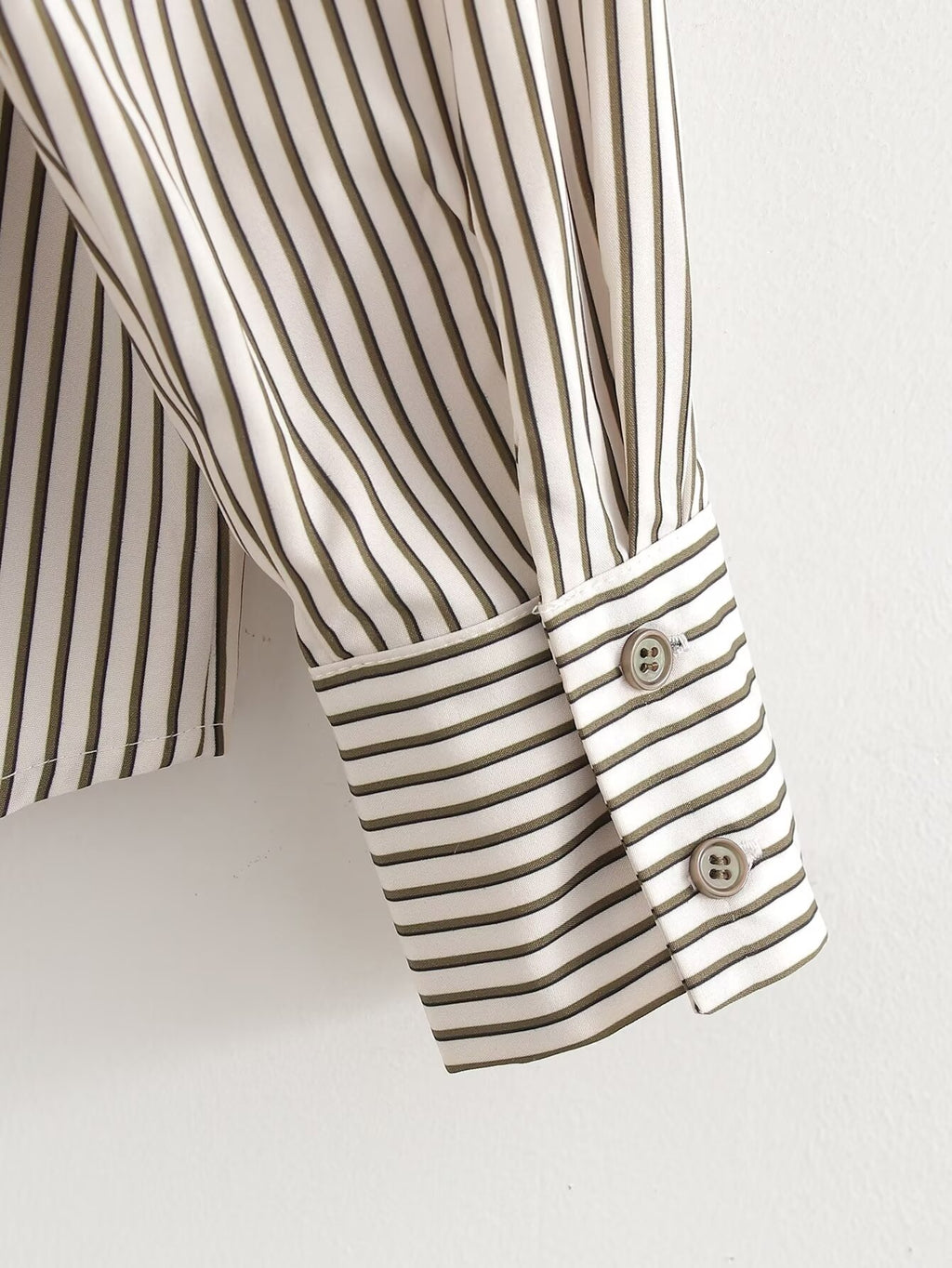 Women's Collared Striped Printed Shirt