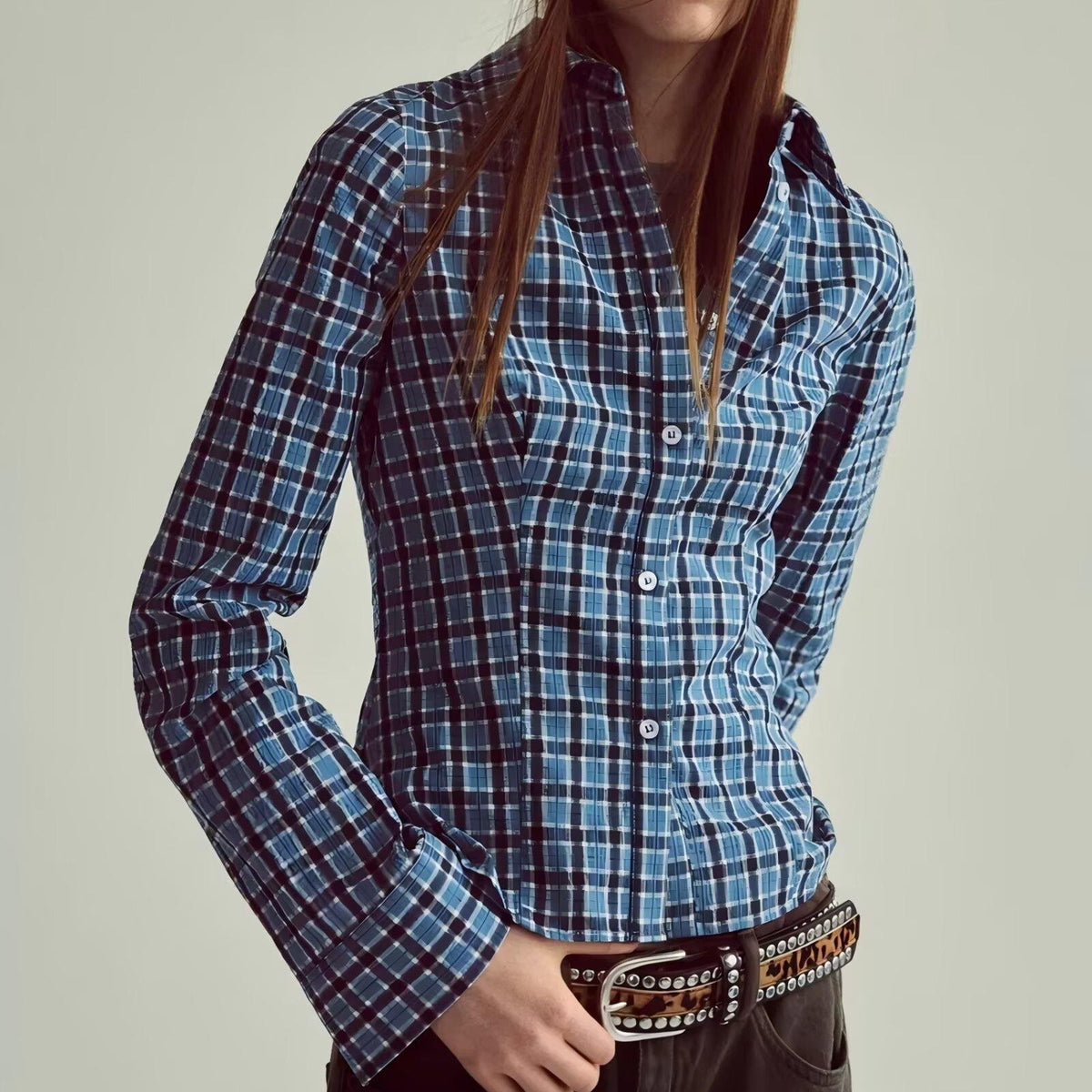 Women's Polyester Cotton Slim Shirt