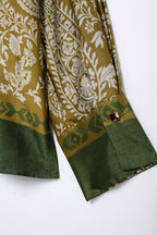 Women's Autumn Women's Casual Silk Satin Texture Printed Top Pants Set