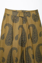 Women's Autumn Women's Casual Silk Satin Texture Printed Top Pants Set
