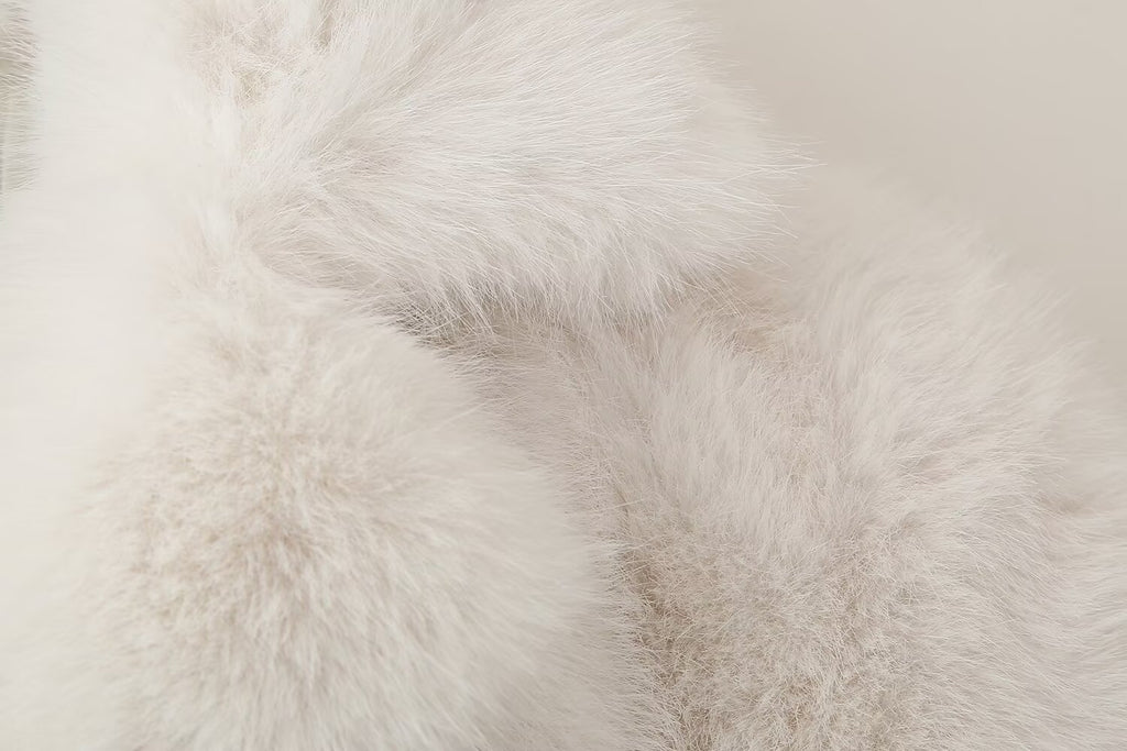 Women's French Loose Artificial Fur Effect Short Coat