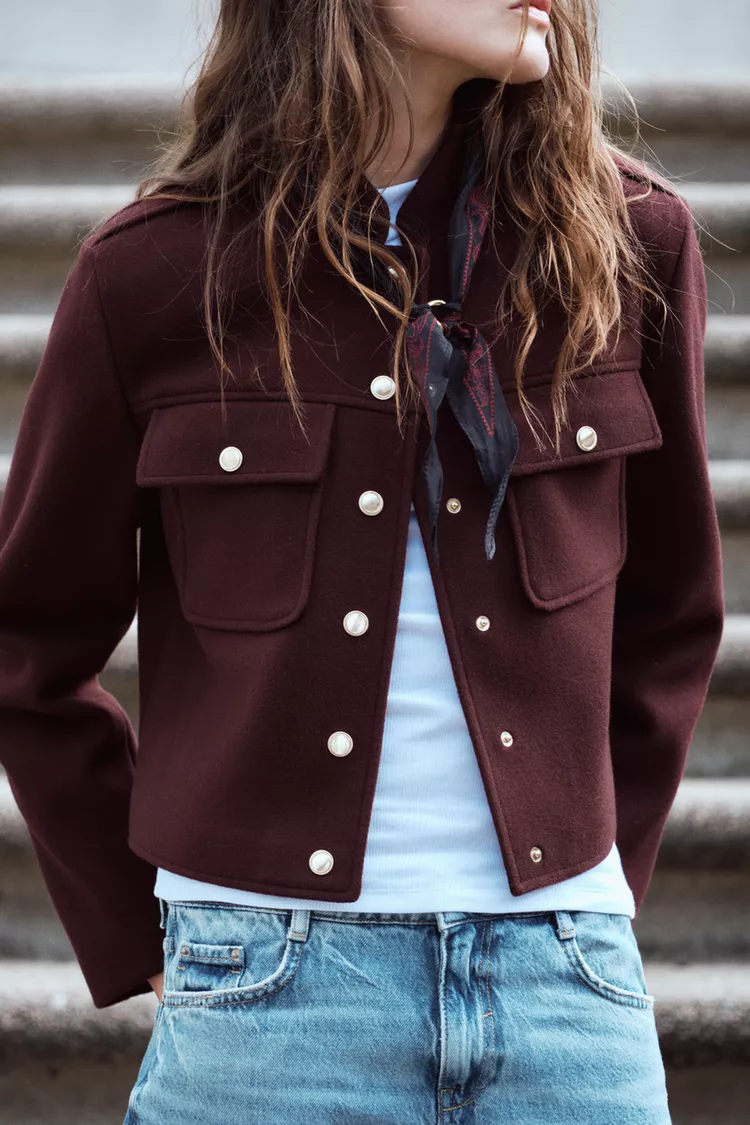 Women's Single Breasted Short Jacket