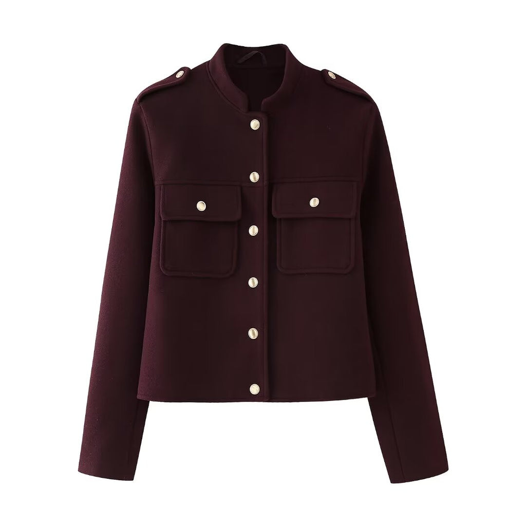Women's Single Breasted Short Jacket