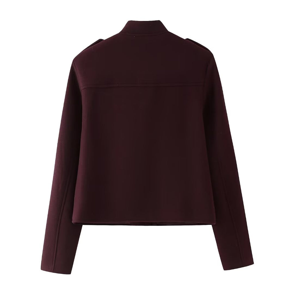 Women's Single Breasted Short Jacket