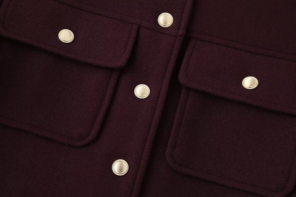 Women's Single Breasted Short Jacket