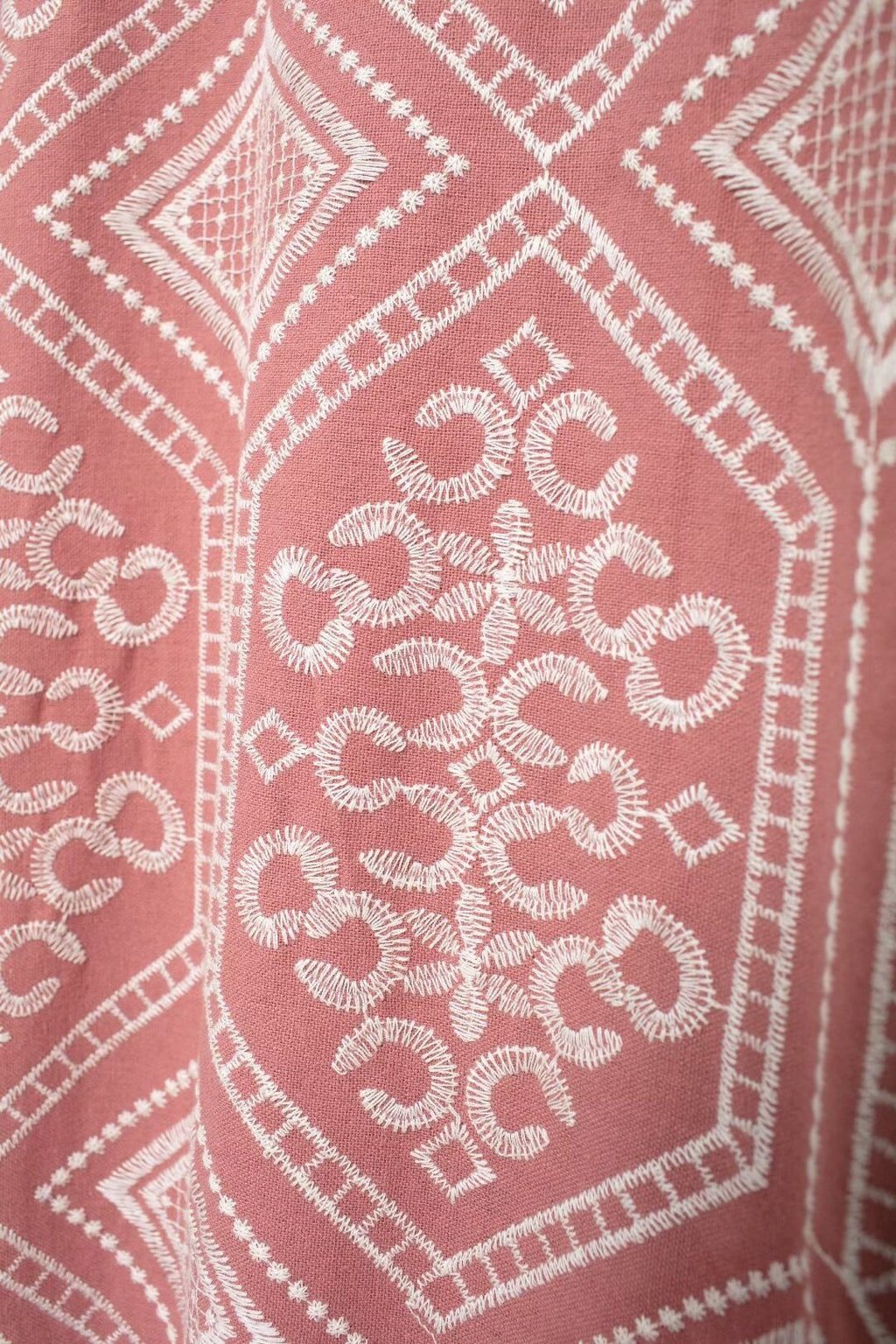 Women's French Sweet Embroidery Vacation Kimono Coat Pant Sets