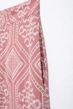 Women's French Sweet Embroidery Vacation Kimono Coat Pant Sets