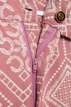 Women's French Sweet Embroidery Vacation Kimono Coat Pant Sets