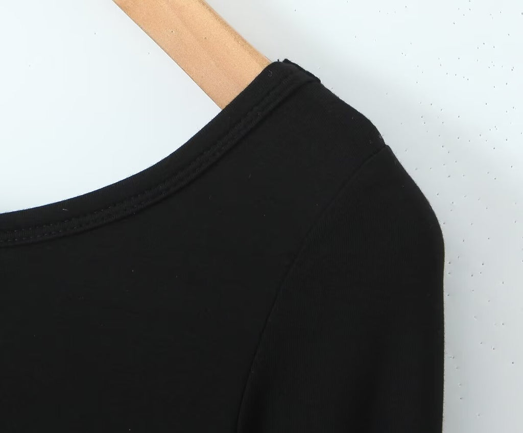 Women's Off Shoulder Backless Long Sleeve Jumpsuit