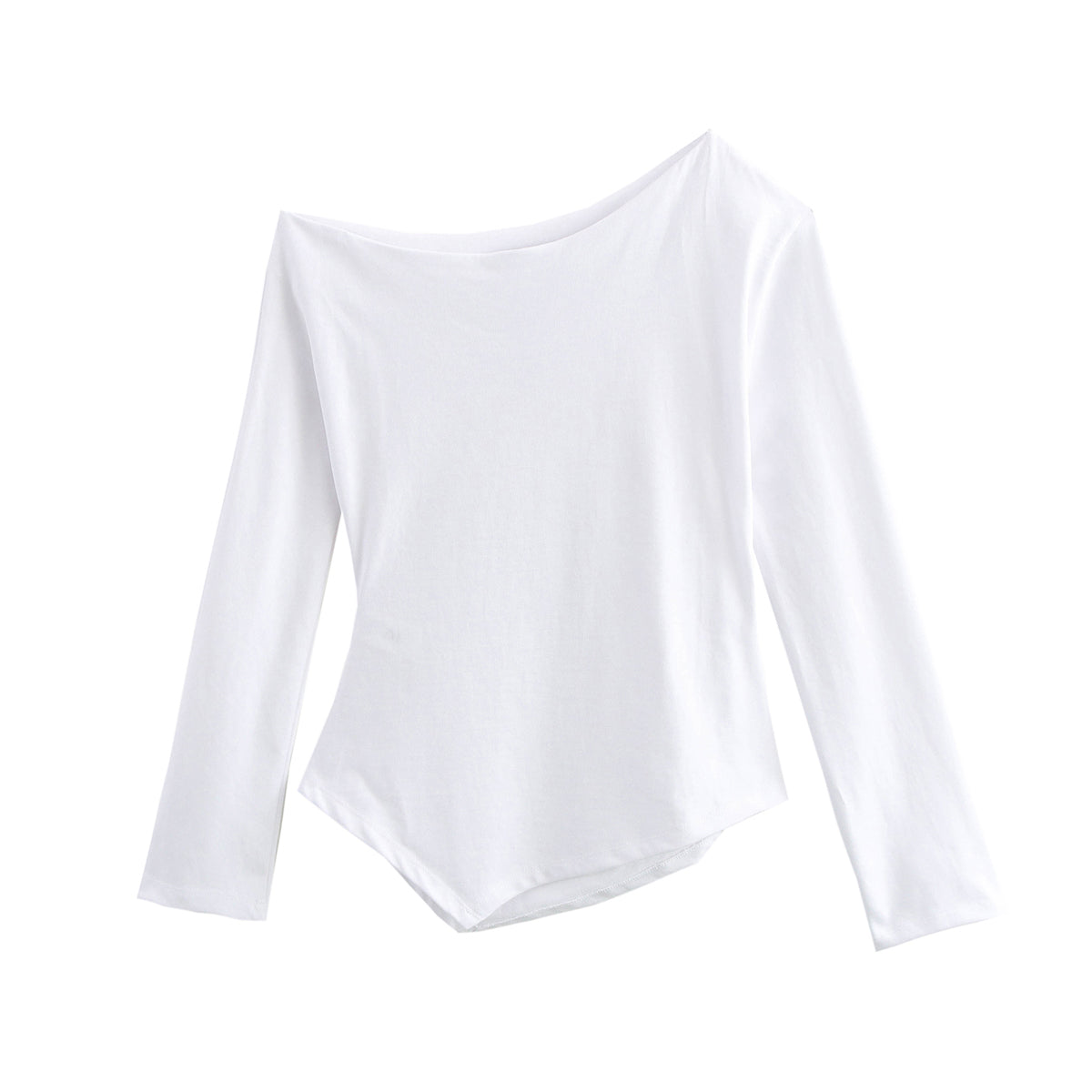 Women’s Asymmetric Off Shoulder Long Sleeve Top