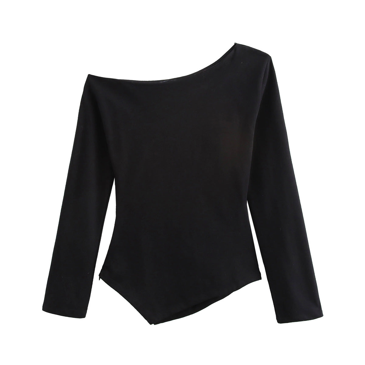 Women’s Asymmetric Off Shoulder Long Sleeve Top