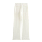 Autumn With Belt Blazer Straight Leg Pants Set