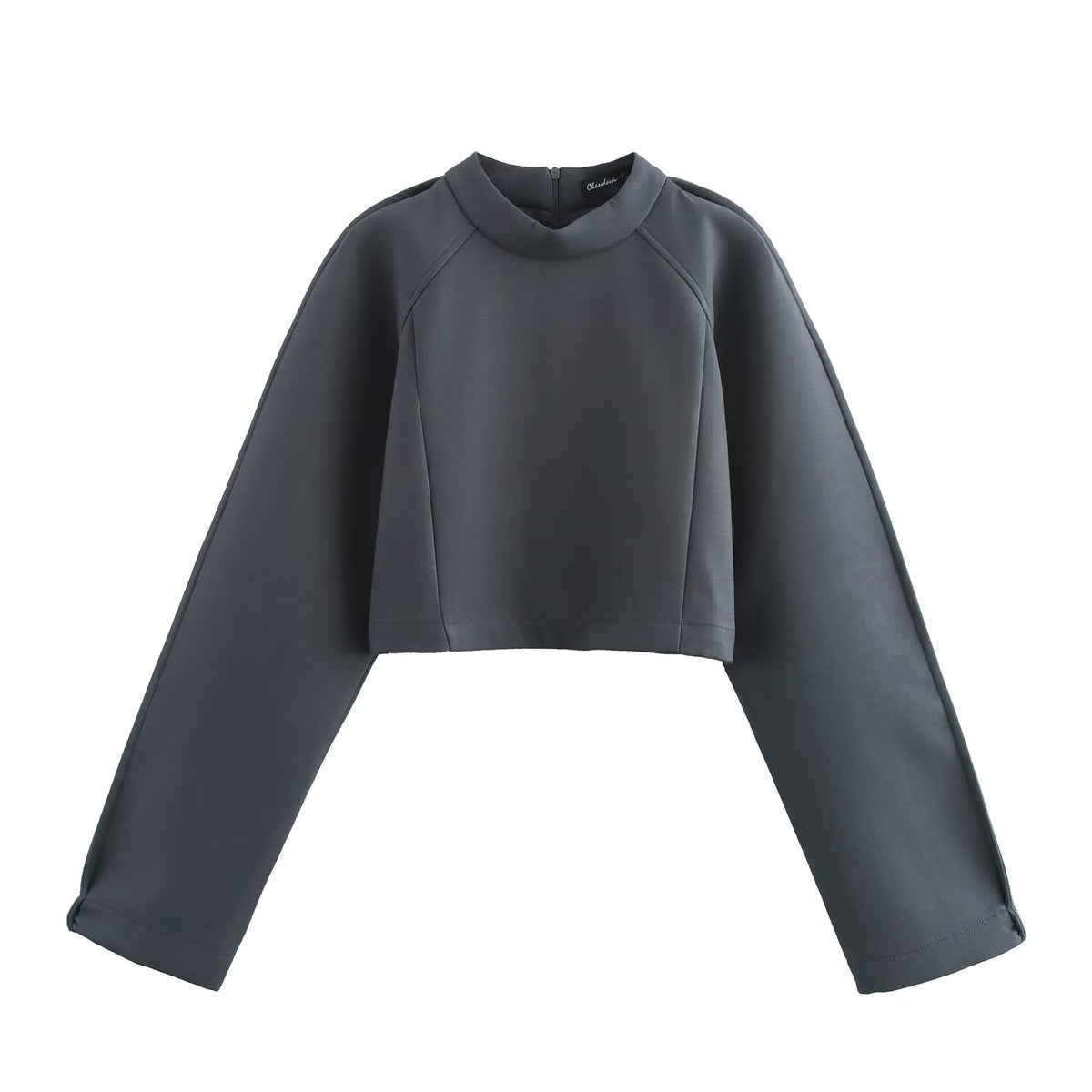 Spring Autumn Long-Sleeve Sweater Short Top Set
