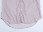 Women's Small Plaid Laminated Decoration Straight Shirt