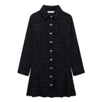 Collared Stereo Mini Dress