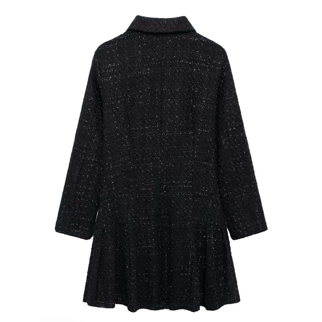 Collared Stereo Mini Dress