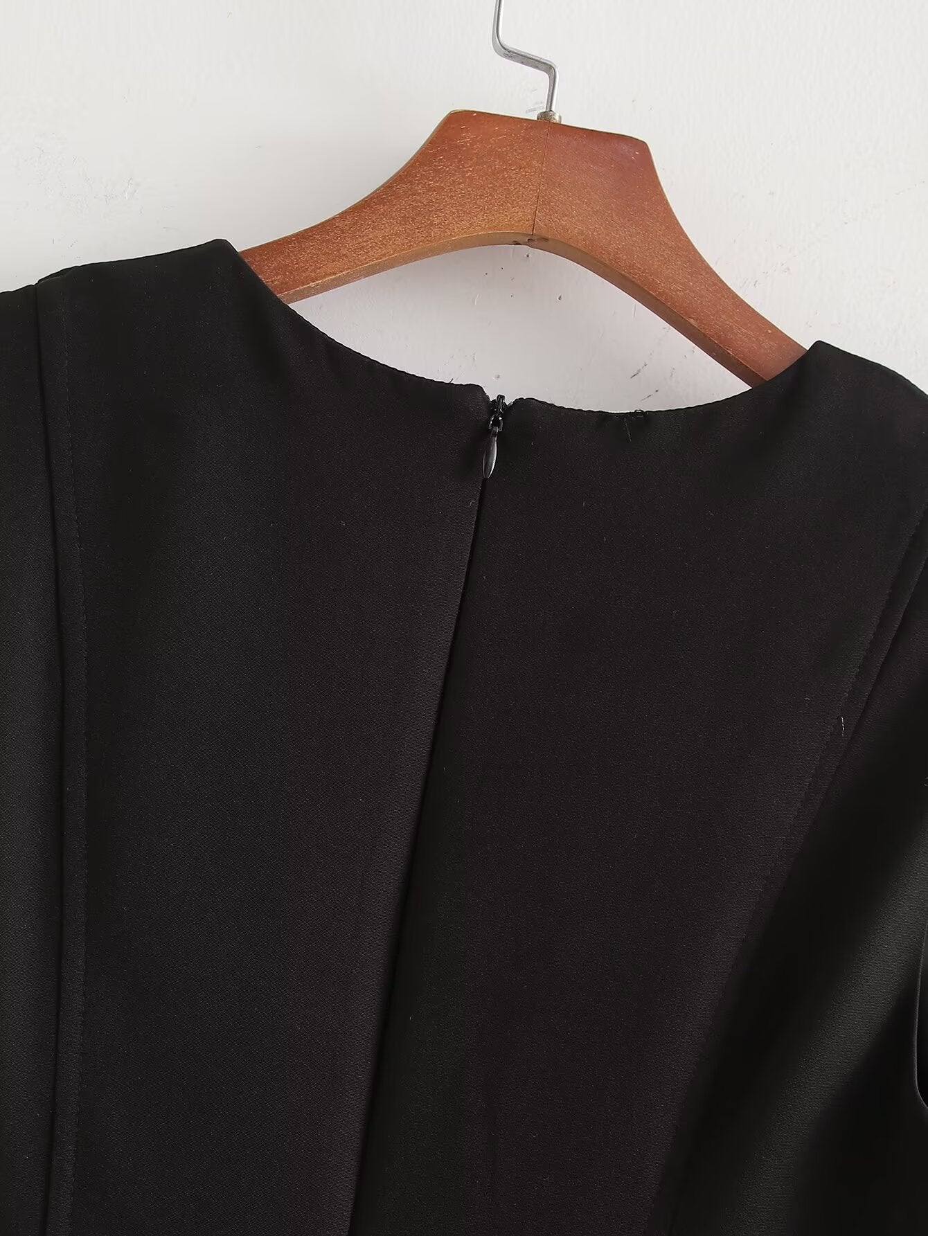 Women's Crew-Neck Ruched Split Maxi Dress