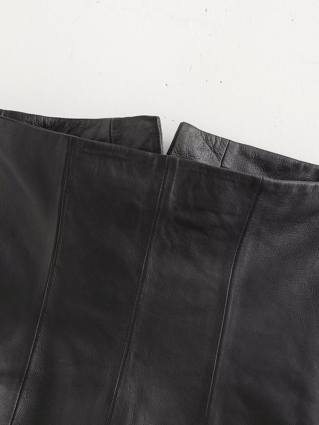 's Single Breasted Short Faux Leather Off Neck Tight Backless