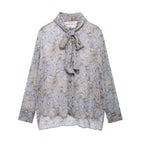 Women's Bowknot Decoration Shirt