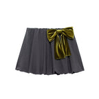 Autumn Bowknot Decoration Balloon Version Mini Skirt