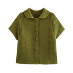 Women’s Short Sleeve Knit Cardigan