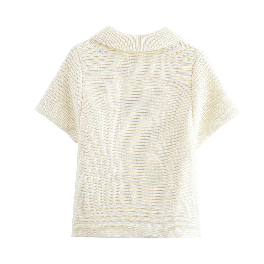 Women’s Short Sleeve Knit Cardigan