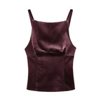 Women's Fall Back Bowknot Decoration Top