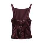 Women's Fall Back Bowknot Decoration Top