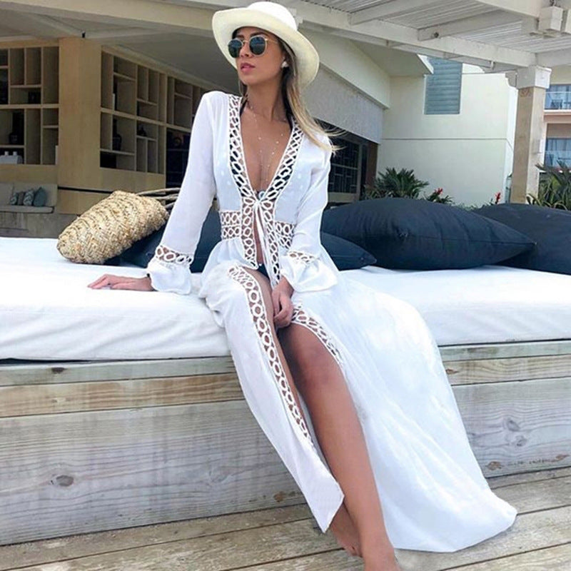 Lace Cardigan Bikini Swimwear